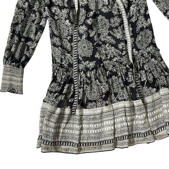 Veronica Beard Nadila Floral Silk Mini Dress - Picture 5 of 7